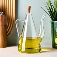 Porsima 17558 Mantar Kapaklı Borosilikat Cam Yağlık Sirkelik Yağdanlık 500 ml