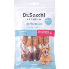 Dr.sacchi Premium Tavuklu ve Ördekli Kebap Tahılsız Köpek Ödülü 5"19-20 gr 5'li