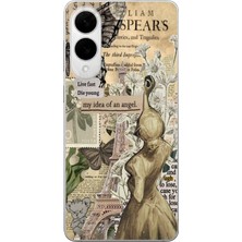 Manitoba Samsung Galaxy S25 Edge Uyumlu Baskılı Yumuşak Silikon Şeffaf Telefon Kılıfı