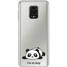 Manitoba Xiaomi Redmi Note 9 Pro Uyumlu Baskılı Yumuşak Silikon Şeffaf Telefon Kılıfı