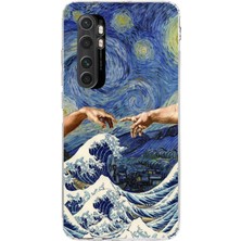 Manitoba Xiaomi Mi Note 10 Lite Uyumlu Baskılı Yumuşak Silikon Şeffaf Telefon Kılıfı