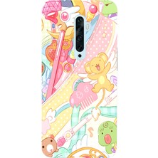 Manitoba Oppo Reno 2z Uyumlu Baskılı Yumuşak Silikon Şeffaf Telefon Kılıfı