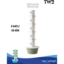 Novasmart Tw2 – Dikey Hidroponik Kule Yetiştirme Sistemi (Ledsiz)