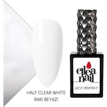 Ellea Nail Kalıcı Oje Half Clear Whıte Rakı Beyazı
