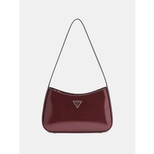 Guess Arnela Üstten Fermuarlı Omuz Kadın Bordo El Çantası HWNY9496170-BUR