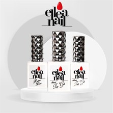Ellea Nail Rubber Base Gel Steel Top Gel ve Matt Top Gel Seti