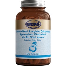 Ersağ Demirdikeni, L-Arginin, Çakşırotu,  Ekstreleri ve Arı Sütü Içeren Gıda Takviyesi