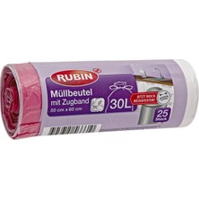 Rubin Çöp Torbası 30 lt 50 x 60 cm 25'li İpli