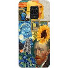 Manitoba Xiaomi Redmi Note 9 Pro Uyumlu Baskılı Yumuşak Silikon Şeffaf Telefon Kılıfı