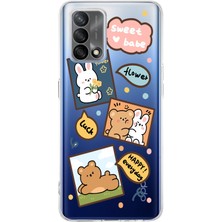 Manitoba Oppo A74 Uyumlu Baskılı Yumuşak Silikon Şeffaf Telefon Kılıfı