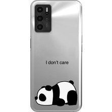 Manitoba Oppo A16 / A55 Uyumlu Baskılı Yumuşak Silikon Şeffaf Telefon Kılıfı