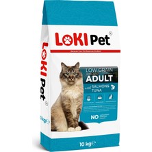 Loki Pet Düşük Tahıllı Somonlu & Ton Balıklı Kısırlaştırılmış Yetişkin Kedi Maması 10 kg