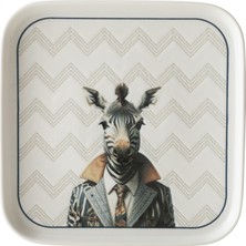 Mudo Home ICONIC KARE TABAK 22CM-ZEBRA