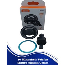 Vgate İcar 360 Dönebilen Güçlü Mıknatıslı Kancalı Araç Içi Telefon Tutucu - Havalandırma Araba Telefon Tutacağı