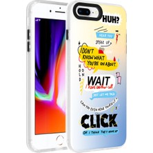 Ankayan Teknoloji iPhone 8 Plus Uyumlu Desenli Anky Dragon Sert Kapak-Kelimeler