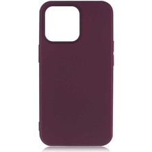 Ankayan Teknoloji iPhone 13 Pro Uyumlu Anky Premier Silikon Kapak-Mürdüm