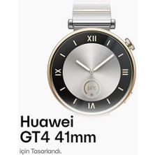 Gt4 41MM Için 2'li Paket (2 Adet) Kolay Kurulum Otomatik Hizalama Aparatlı Şeffaf 9h Sertliğinde Gerçek Temperli Cam Ekran Koruyucu