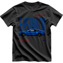 Miba Store Ford Mustang Fastbacktasarımlı Kaliteli Baskılı Tişört