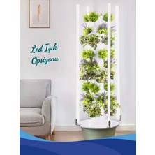 Novasmart Tw2 – Dikey Hidroponik Kule Yetiştirme Sistemi (Ledli)