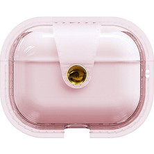 Ankayan Teknoloji Airpods Pro Uyumlu Anky Airbag 33 Darbelere Karşı Dayanıklı Magnetik Kılıf-Pembe
