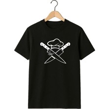 Netto İş Elbiseleri Netto Baskılı Şef Masterchef Aşçı Tişört