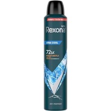 Rexona Men Erkek Sprey Deodorant Xtra Cool 72 Saat Kesintisiz Üstün Koruma 200 ml