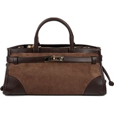 Silver Polo  Kadın Omuz Çantası 1260-48513 Sılver Polo Bayan Çantası M12 Kahve-Mat Kahve