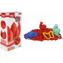 Crafy Oyun Kumu 1000 gr Kırmızı