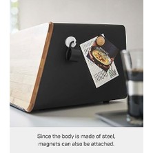 Tower Ekmek Kutusu, Paslanmaz Çelik, Siyah