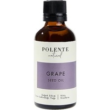Polente Natural - Üzüm Çekirdeği Yağı - Soğuk Sıkım (50 Ml)