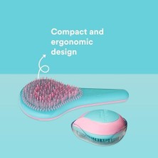 Ev ve Seyahat Detangler Seti - Saçlar Için Klasik Detangler Fırçası - Seyahat Detangler Fırçası Kabarmayı ve Kırılmayı Azaltır - Kalın ve Kıvırcık Saçlar - 2 Parça