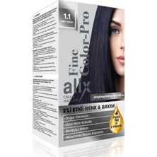 Alix Kit Saç Boyası 50 ml 1.1 Mavi Siyah