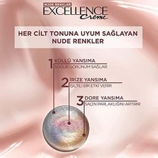 L'oréal Parıs Excellence Creme Nude Renkler Saç Boyası - 6u Nude Koyu Kumral