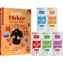 Yediiklim Yayınları 2026 Kpss Atölye Serisi Türkçe Video Ders Notları - 5 Ders 31 Deneme