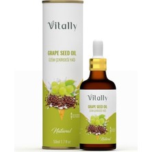 Vitally Üzüm Çekirdeği Yağı 50 ml (Soğuk Sıkım)