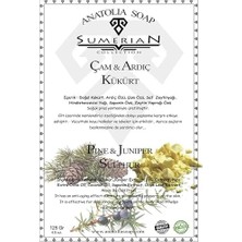 Anatolia Soap 1978 Sumerian Koleksiyonu, Çam & Ardıç & Kükürt Sabunu Egzama, Sivilce, Akne Gibi Cilt Problemine Karşı Etkilidir, Ciltteki Yağı Giderir ve Daha Pürüzsüz Bir Cilt Sağlar. 125GR 2li Paket