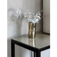 Işıltı Home Design Aynalı Cam Vazo Gold