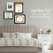 kg Kylie Belge Çerçevesi - 21,5 cm x 27,9 Cm, Kahverengi Altın Astarlı