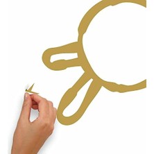 Risea RMK4955GM PotterRMK4955GM Potter Gözlükleri Dev Soyma ve Çubuk Duvar Çıkartması Yatak Odaları İçin Büyülü Dekor Gözlükleri Dev Soyma ve Çubuk Duvar Çıkartması