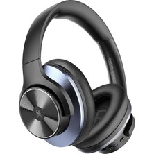 A10 Kulak Üstü Kulaklık, Hibrit Aktif Gürültü Önleme Özellikli Kablosuz Kulaklık, Hi-Res Ses, Derin Bas, Seyahat Için Mikrofon, Ev, Ofis Için (Siyah)