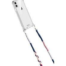 Rengarenk 110 cm El Örgüsü Telefon ve Çanta Askısı (Renkli)