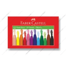 Pastel Boya, 12 Renk, Yumuşak ve Rahat Kullanım, Canlı Renkler, Kağıt ve Taş Üzeri Uygun