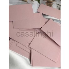 Yazısız Karışık Renkli Kart Tek Taraflı Tek Renk Boş Yazılabilir Mesaj Kartı 8x5 cm 50 Adet