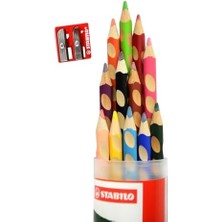 Easycolors - Ergonomik Kuru Boya Kalemi - 12 Renkli Tüp - Sol