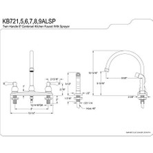 KB726ALSP 8 " Mutfak Bataryası, Antik Bakır