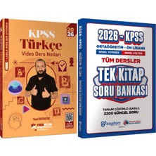 Yediiklim Yayınları 2026 Kpss Atölye Serisi Türkçe Video Ders Notları - Ortaöğretim Ön Lisans Tek Kitap Soru