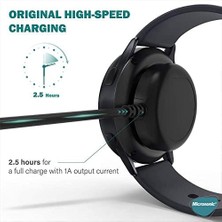 Galaxy 6 43MM Ile Uyumlu Manyetik USB Şarj Kablosu Siyah [galaxy 6 43MM ile Uyumlu Şarj Kablosu - Siyah]