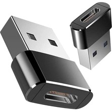 Usb-C USB 3.1 Type C Dişi - USB 3.0 Erkek Adaptör Konnektör Çevirici Dönüştürücü Usb3.1, USB Type-C, Data Şarj Adaptörü, Tak Çalıştır, Cep Telefonları, Tabletler, Dizüstü Bilgisayarlar Uyumlu