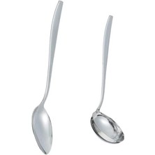 Servis Kepçe Servis Kaşık Takımı 2 Li Set