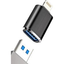 Erkek - USB Dişi Otg: 14 13 12 11 Pro Max Xr x Xs Se 7 8 Artı iPad ile Uyumlu, Kamera Kart Okuyucu, USB Sürücü, U Disk, Fare, ve Klavye Hub